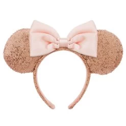 Disney Minnie Mouse Sequin Ear Headband For Adults β Rose Gold & Pink