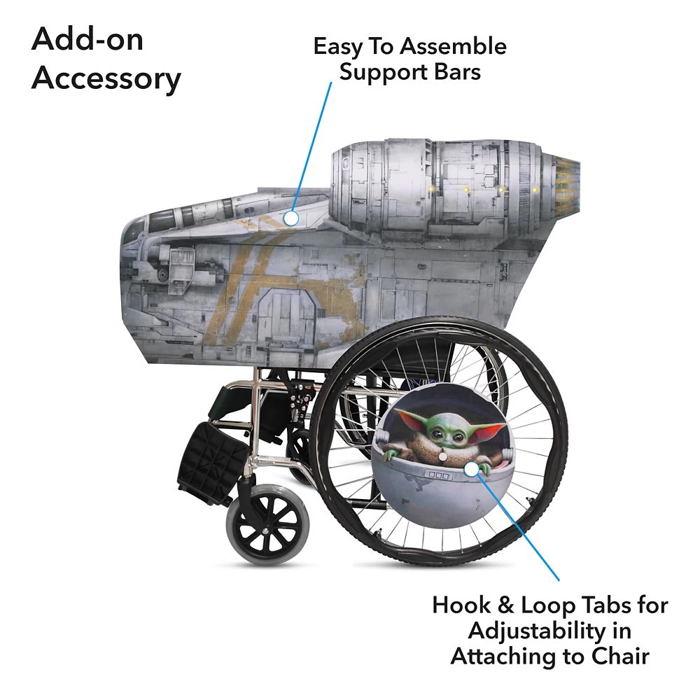 Disney Star Wars: The Mandalorian Wheelchair Cover Set - Image 4