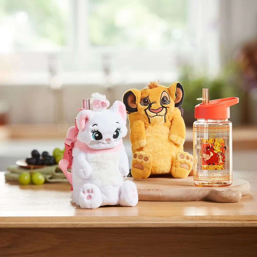 Disney Simba Water Bottle With Plush Crossbody Carrier – The Lion King 30th Anniversary - Image 2