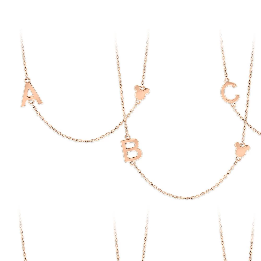 Disney Mickey Mouse Initial Necklace - Image 2