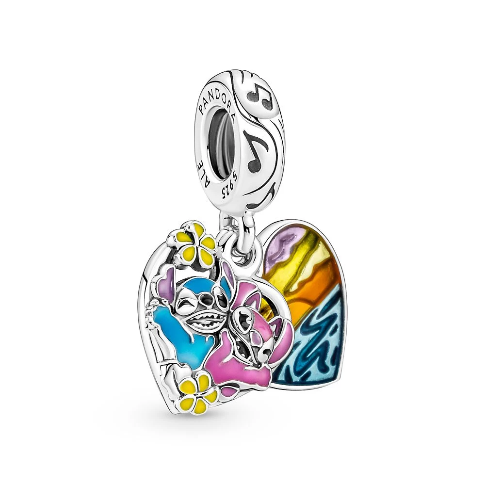 Stitch And Angel Ohana Double Dangle Charm By Pandora β Lilo & Stitch β Disney Parks