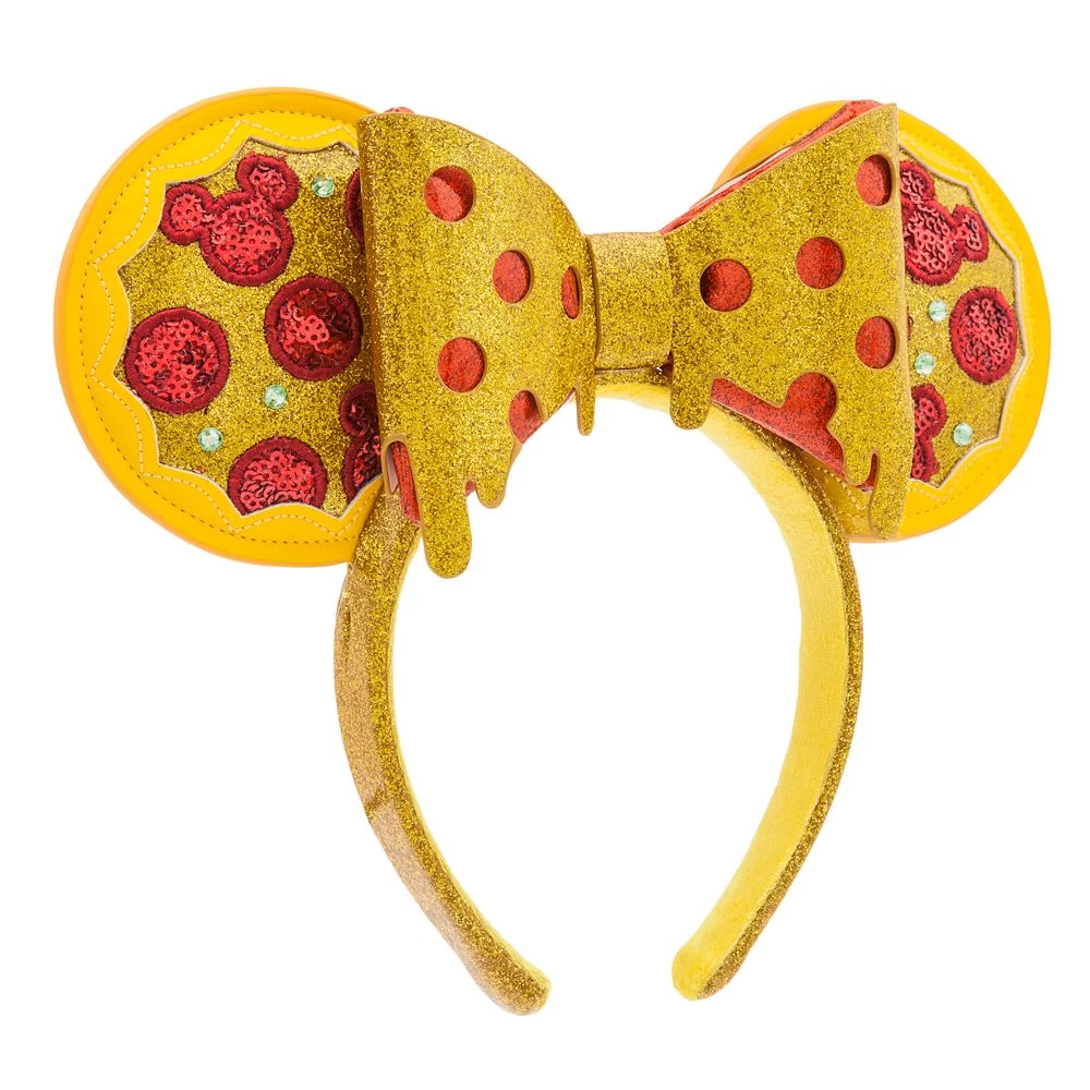 Minnie Mouse Pizza Ear Headband For Adults – Disney Eats - Image 3