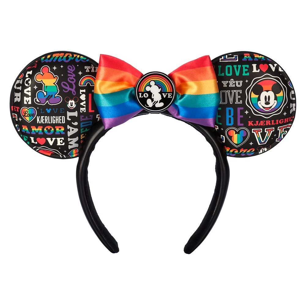 Mickey Mouse ''Love'' Ear Headband For Adults β Disney Pride Collection