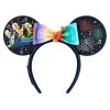 Disney The Three Caballeros Glow-in-the-Dark Loungefly Ear Headband With Removable Bow For Adults – EPCOT