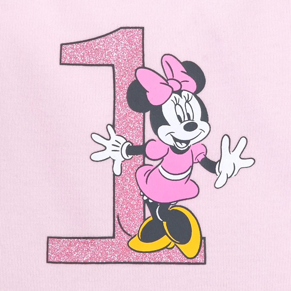 Disney Minnie Mouse 1st Birthday Dress Set For Baby - Image 3