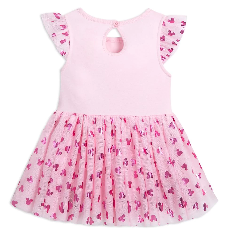Disney Minnie Mouse 1st Birthday Dress Set For Baby - Image 4