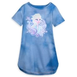 Disney Elsa Tie-Dye Nightshirt For Girls – Frozen 2