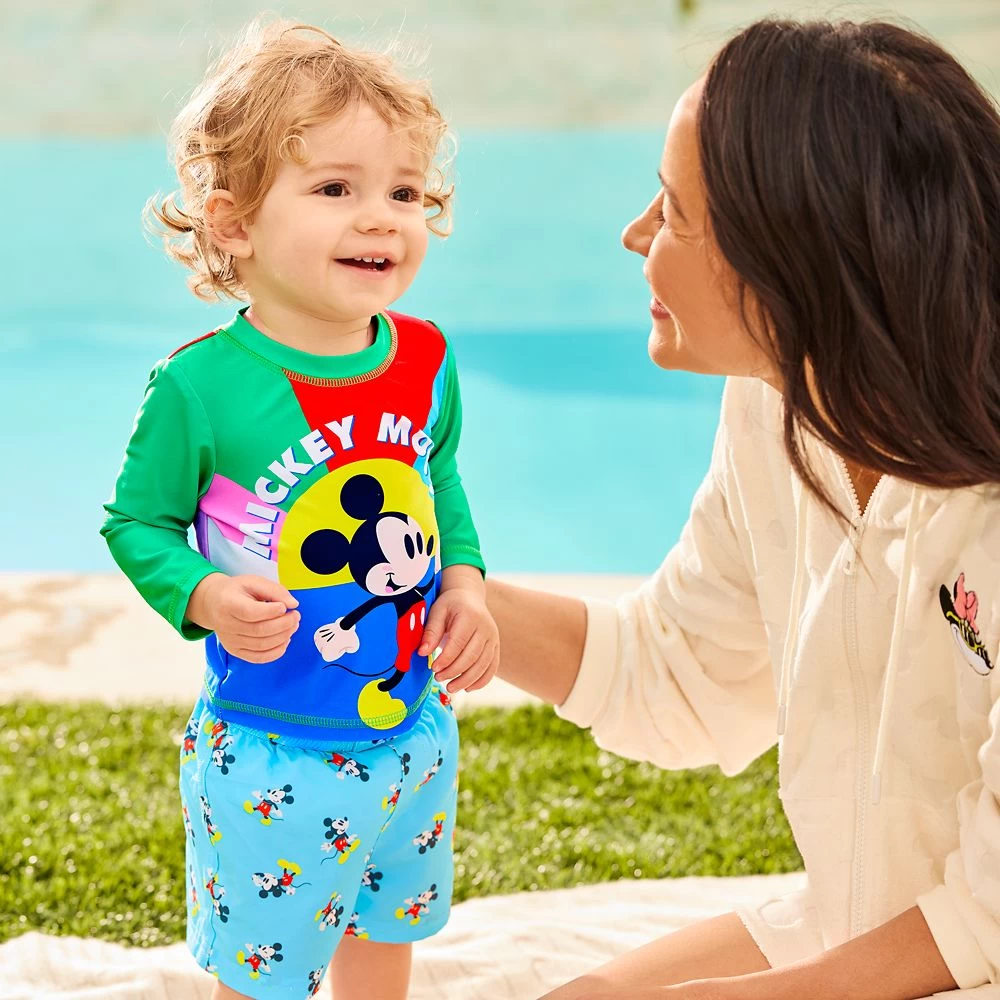 Disney Mickey Mouse Swim Trunks For Baby - Image 2
