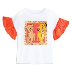 Disney Simba And Nala Fashion T-Shirt For Girls – The Lion King