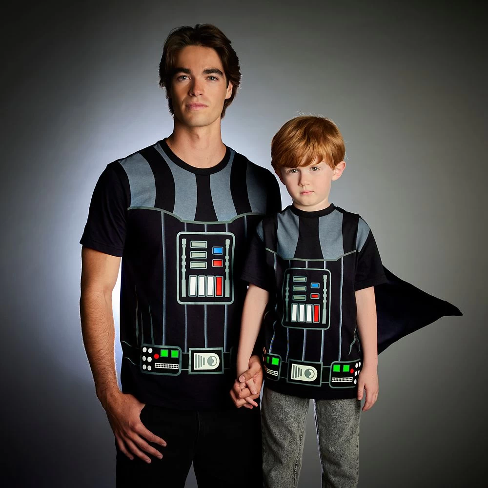 Disney Darth Vader T-Shirt With Cape For Kids – Star Wars - Image 2