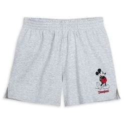 Mickey Mouse Standing Family Matching Shorts For Women – Disneyland – Gray