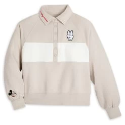 Disney Mickey Mouse Peace Sign Sweatshirt For Women