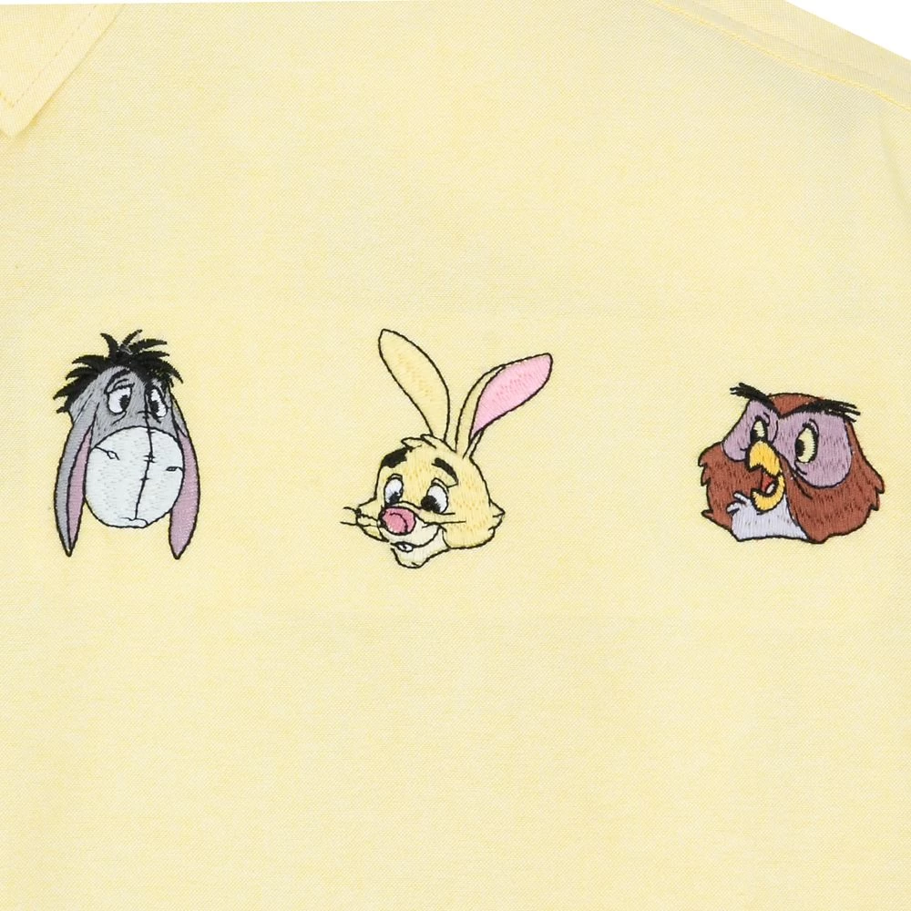 Disney Winnie The Pooh Long Sleeve Oxford Shirt For Women - Image 7