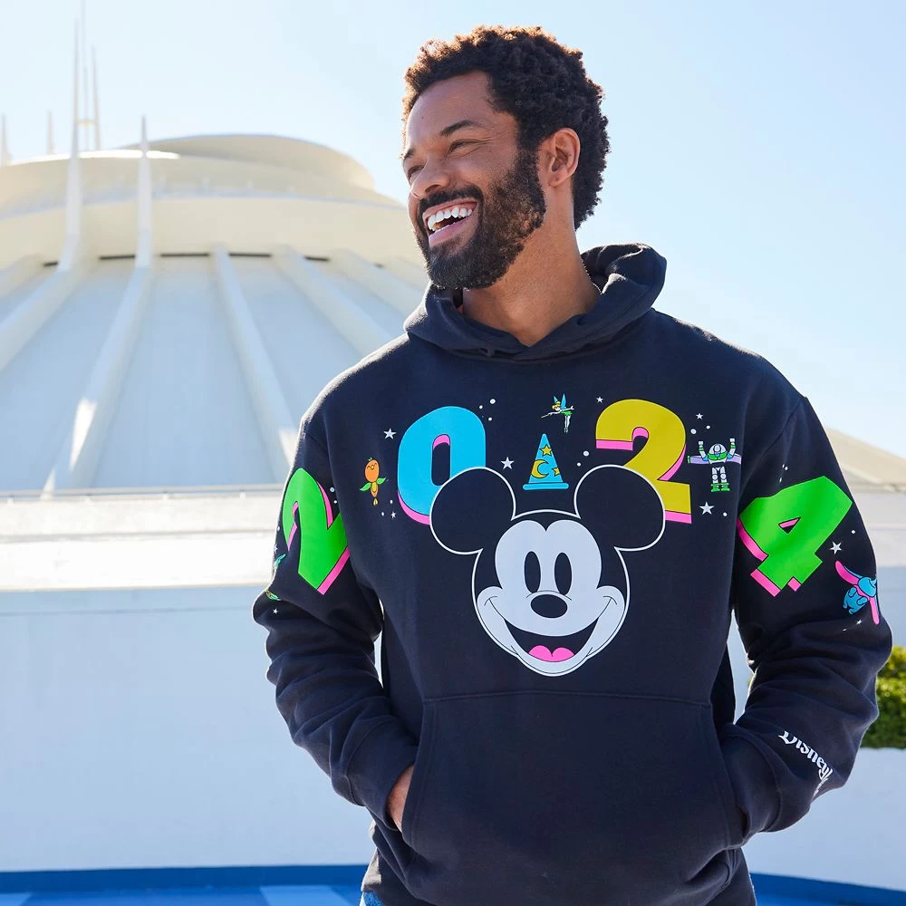 Mickey Mouse Hoodie For Adults – Disneyland 2024 - Image 2