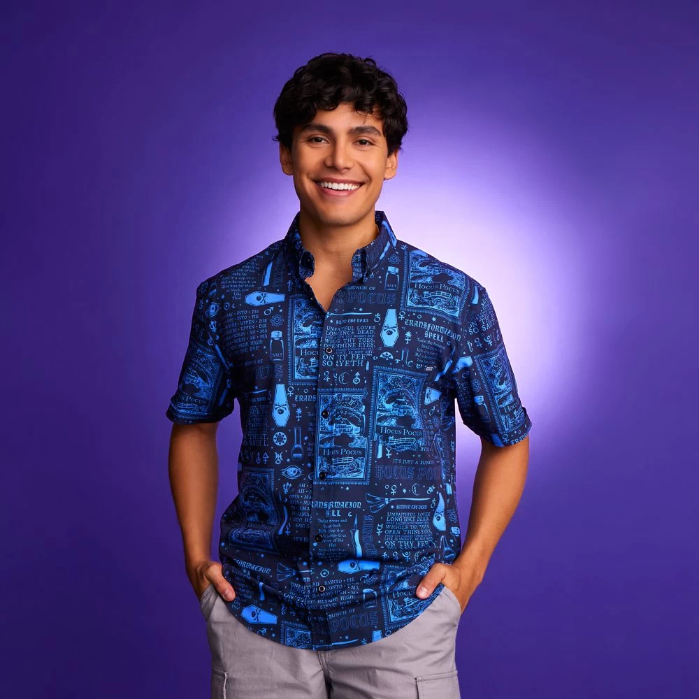 Disney Hocus Pocus ''BOOOOOK'' Button Down Shirt For Adults By RSVLTS - Image 2