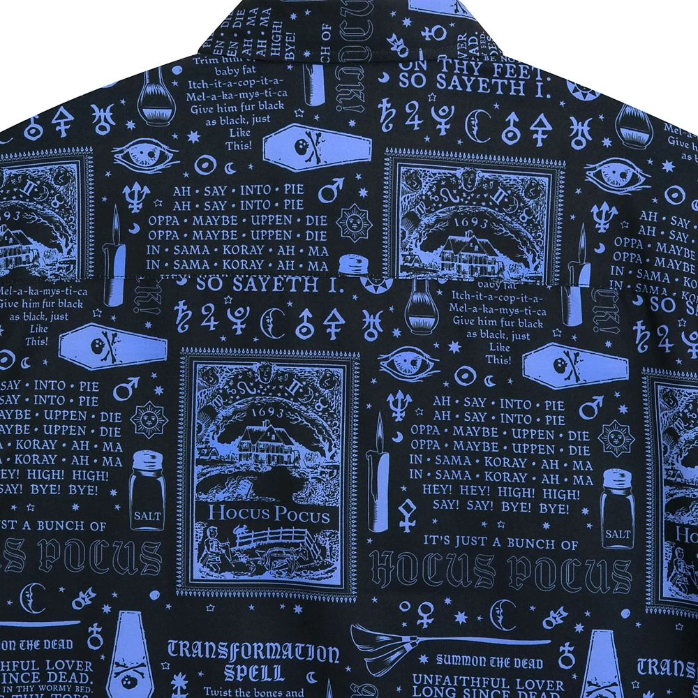 Disney Hocus Pocus ''BOOOOOK'' Button Down Shirt For Adults By RSVLTS - Image 3