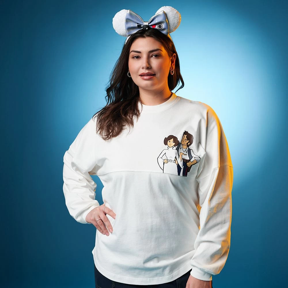Disney Princess Leia And Han Solo ''I Love You'' Couples Spirit Jersey For Adults β Star Wars β White - Image 2