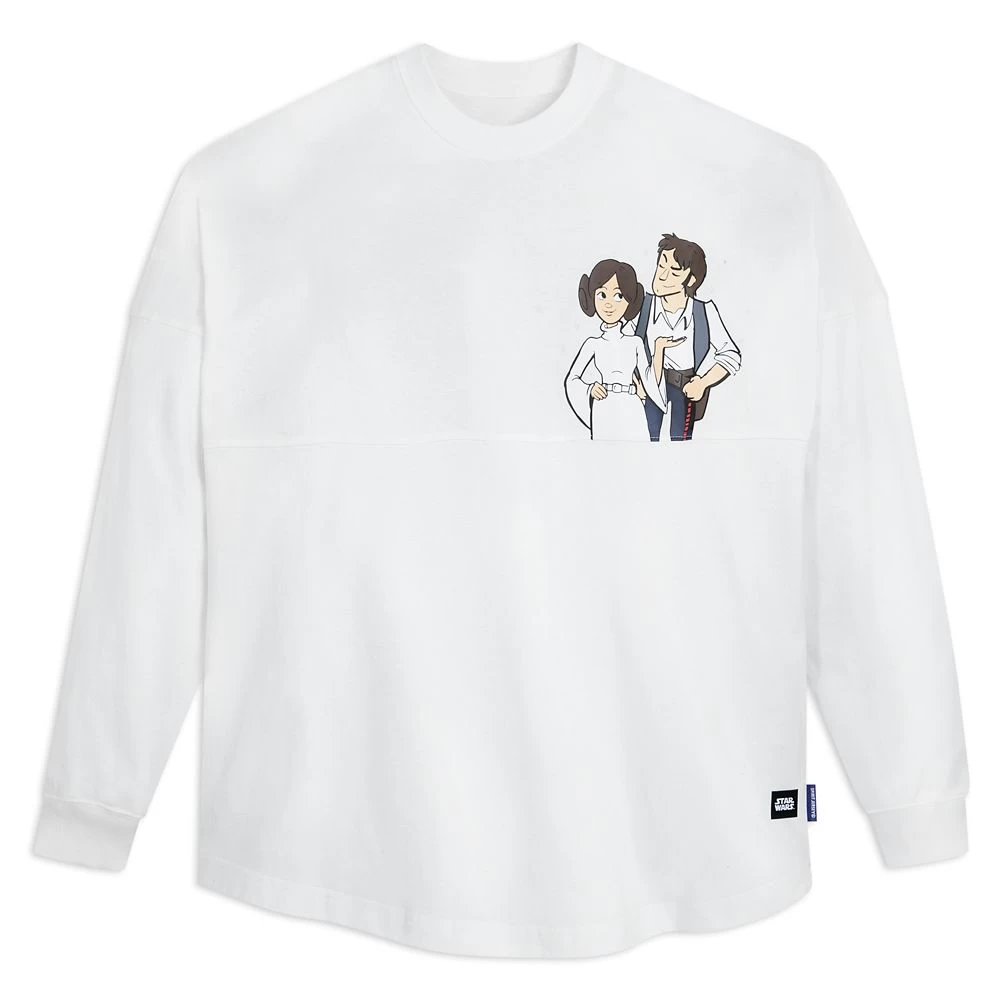 Disney Princess Leia And Han Solo ''I Love You'' Couples Spirit Jersey For Adults β Star Wars β White