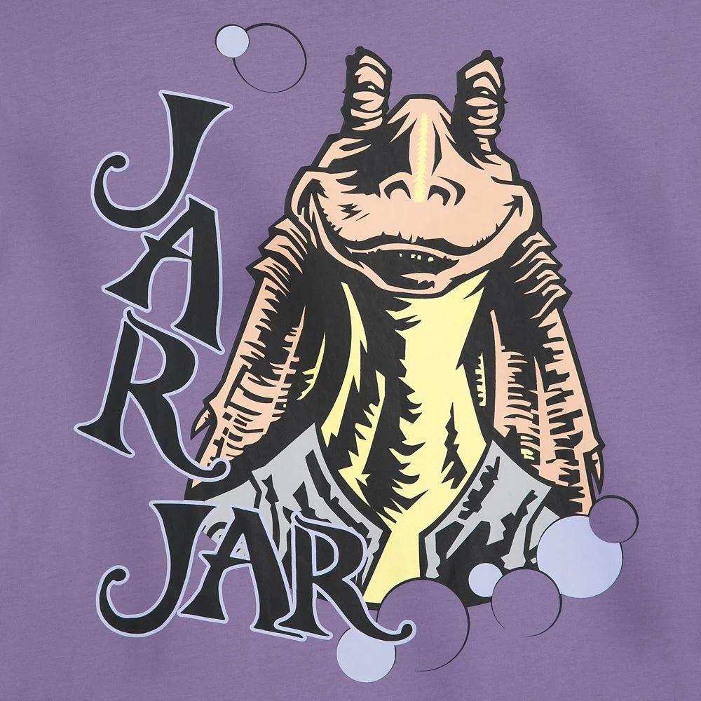 Disney Jar Jar Binks T-Shirt For Adults By Cakeworthy β Star Wars: Episode 1 β The Phantom Menace - Image 3