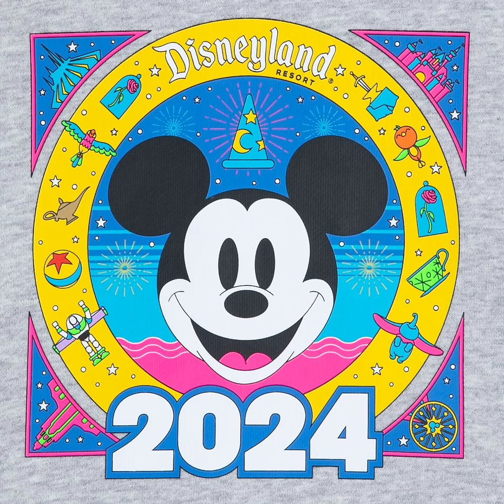 Mickey Mouse Zip Hoodie For Kids β Disneyland 2024 - Image 4