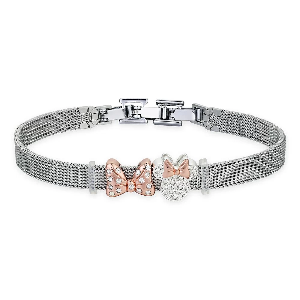 Disney Minnie Mouse Bow Mesh Bracelet