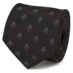 Disney Mythosaur Skull Silk Tie For Adults β Star Wars: The Mandalorian