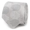 Disney Millennium Falcon Gray Silk Tie For Adults – Star Wars