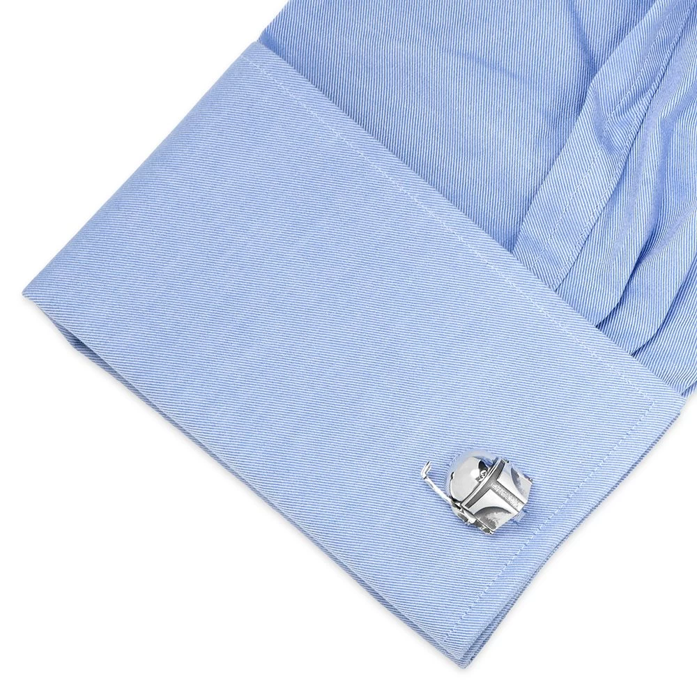 Disney Boba Fett Helmet Cufflinks – Star Wars - Image 2