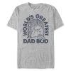 Disney King Triton ''World's Greatest Dad Bod'' Heathered T-Shirt For Men – The Little Mermaid