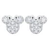 Disney Minnie Mouse Icon Stud Earrings For Kids By CRISLU