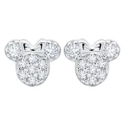 Disney Minnie Mouse Icon Stud Earrings For Kids By CRISLU