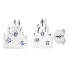 Disney Fantasyland Castle Earrings By CRISLU