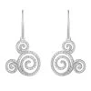 Disney Mickey Mouse Icon Swirl Earrings By Rebecca Hook