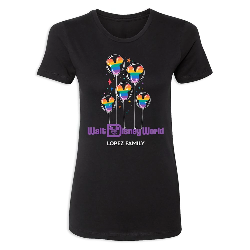 Women's Walt Disney World Mickey Mouse Balloon T-Shirt – Customized - Image 2
