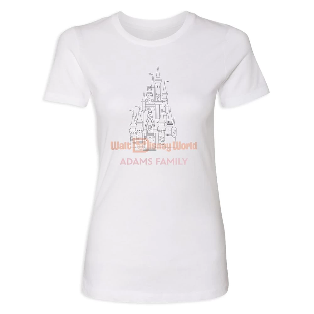Women's Cinderella Castle Walt Disney World T-Shirt β Customized - Image 2