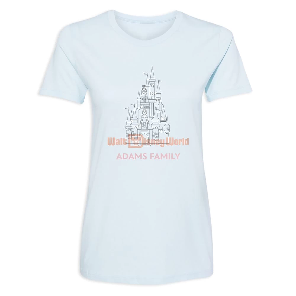 Women's Cinderella Castle Walt Disney World T-Shirt β Customized - Image 3