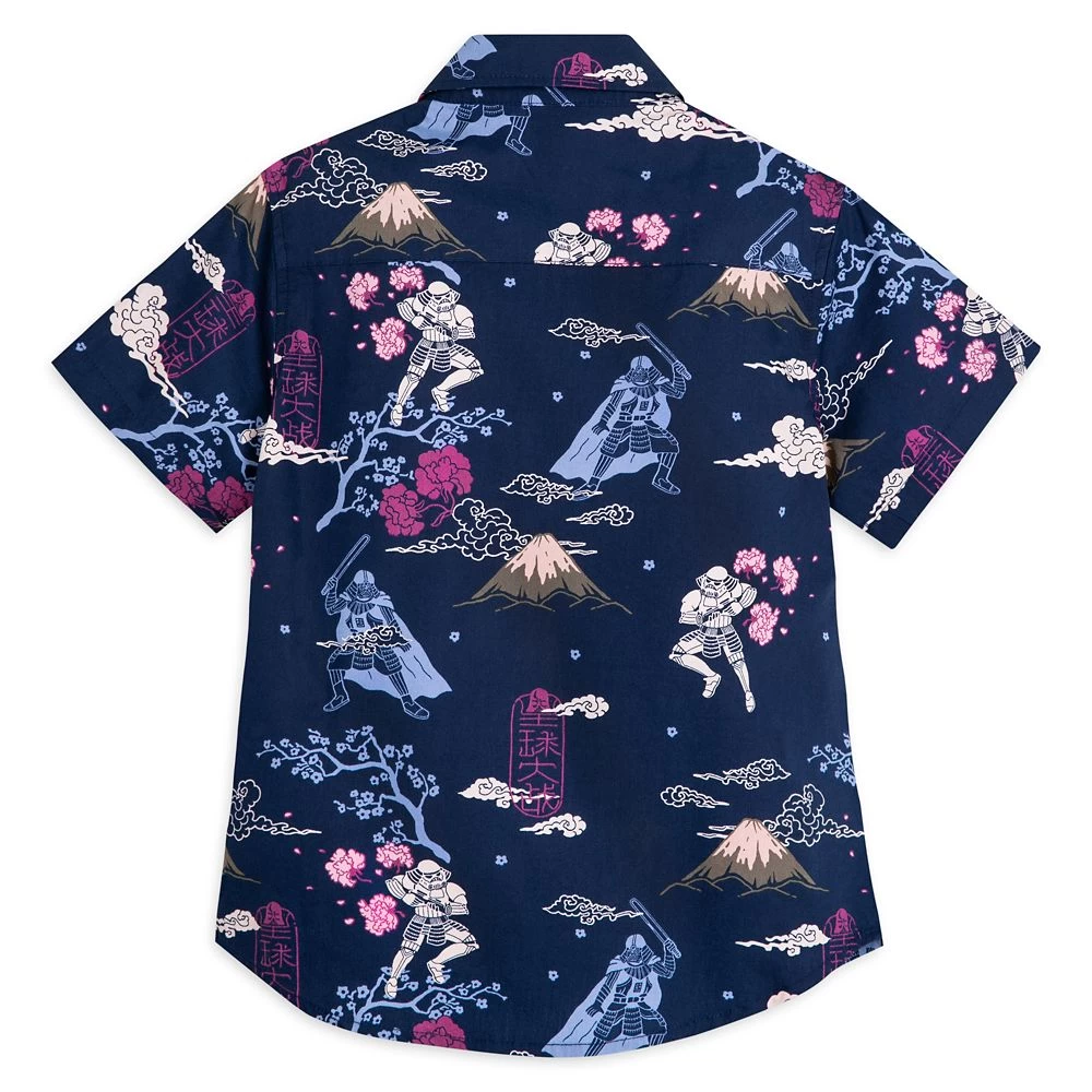 Disney Darth Vader And Stormtroopers As Samurai Woven Shirt For Kids – Star Wars - Image 2