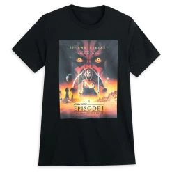 Disney Star Wars: Episode 1 β The Phantom Menace 25th Anniversary T-Shirt For Adults