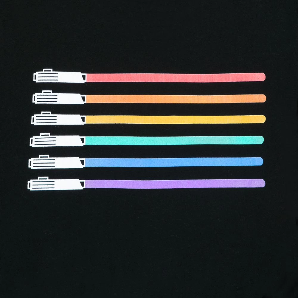 Disney LIGHTSABER Pride T-Shirt For Adults β Star Wars Pride Collection - Image 2